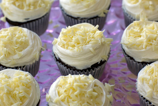 Chocolate with White Chocolate Buttercream Cupcake