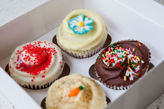 Gift Box - 4 Cupcakes