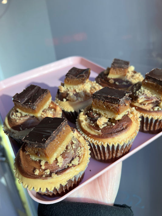 Chocolate Caramel Slice Cupcake