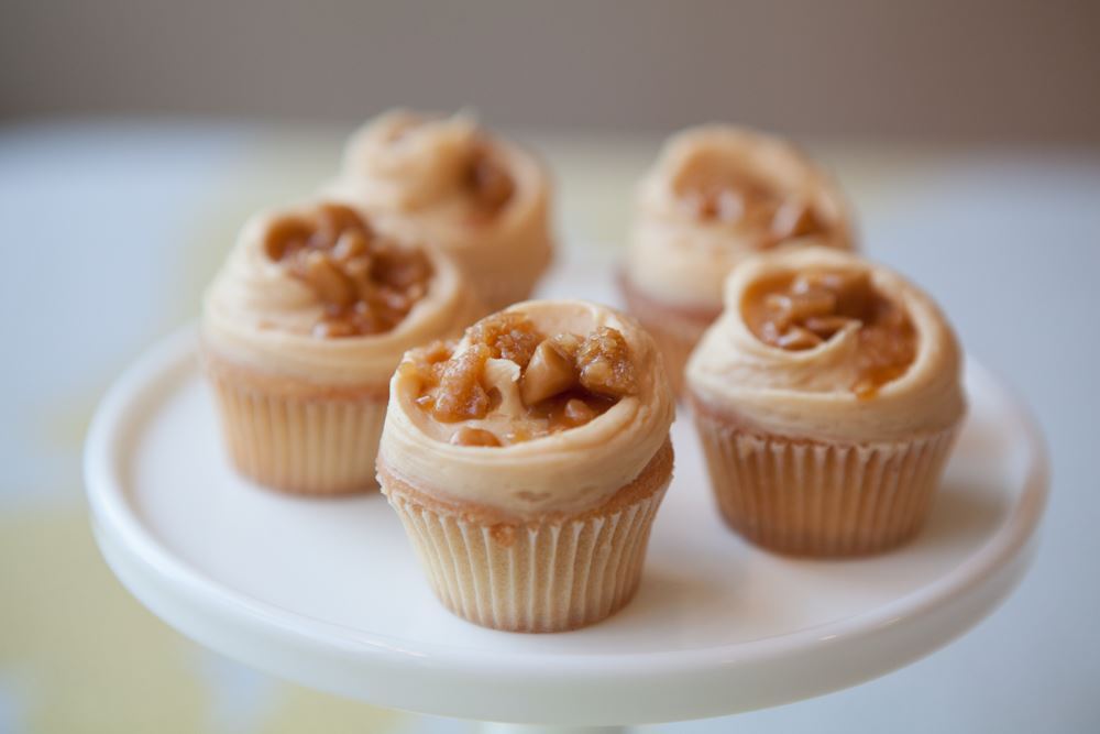 Mini Salted Caramel Cupcake