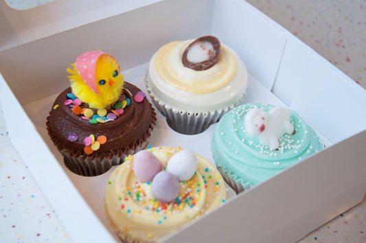 Easter Gift Box - 4 cupcakes